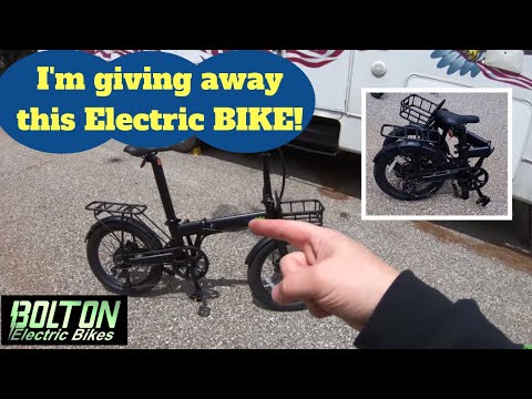 Electric Bike Giveaway!  The new Qualisports Folding Ebike