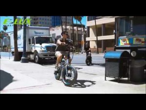 E-Lux Electric Bikes Sierra Folding E-Bike Around Town
