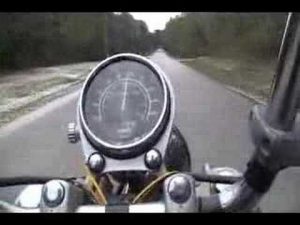 Electric motorcycle under construction Test run 2