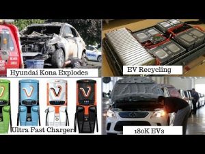 Electric Vehicles News 5: Hyundai Kona Explodes,180k EVs in China, EV recycling, Fast Chargers