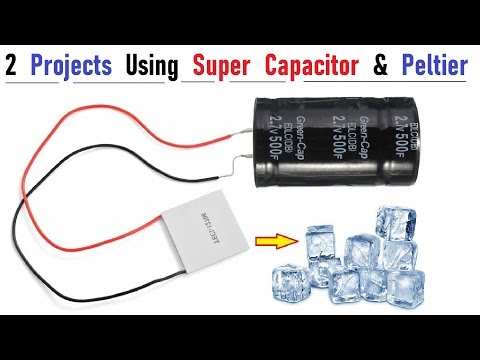 2 Amazing Project Ideas with 12V Super Capacitor & Peltier DIY