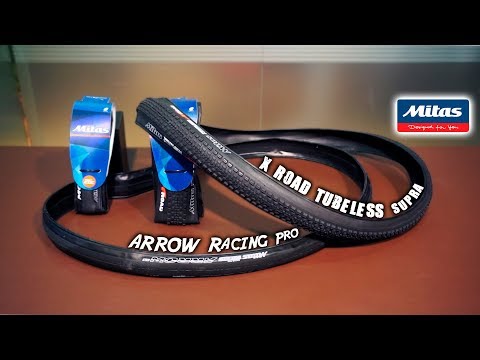 Cubiertas MITAS Arrow Racing Pro y X-Road Tubeless con tecnología Weltex.