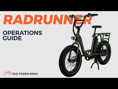 RadRunner Electric Utility Bike | Operations Guide