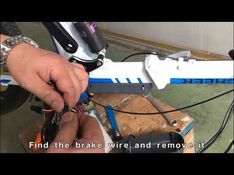 How to replace the brake lever AN-EB002 003 001 US EU UK