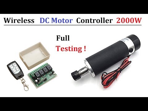 Wireless ON/OFF – 12v to 220v DC Motor Controller upto 2000W Review