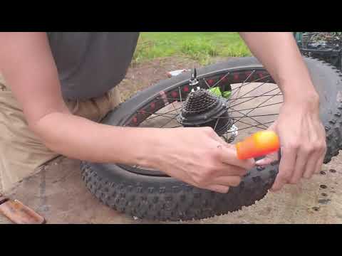 Rear Flat Tire repair on Ecotric bike