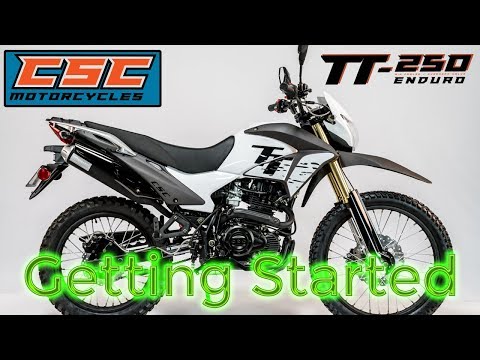 CSC TT250 Getting Started