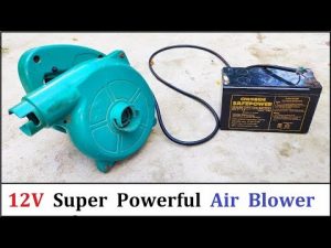 Make a Super Powerful Air Blower using 12v 32 Amps DC Motor & UPS Battery