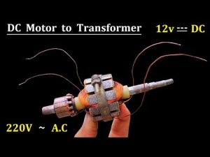 12v DC from 220v AC using DC Motor Armature as Transformer – DC Supply