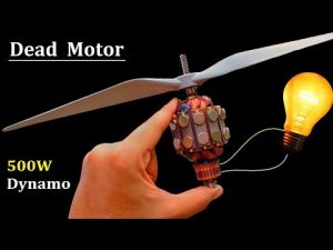 30 Volts Dead DC Motor to 500W Electric Dynamo Generator – Restore