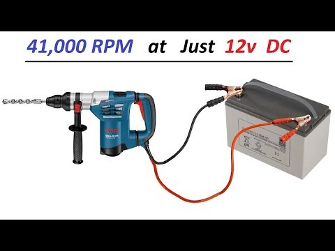 Run 220v Drill Machine with 12v Battery – Cheap 3 KW DC to AC Inverter