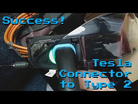 Tesla Connector to Type 2/Mennekes Work In Progress