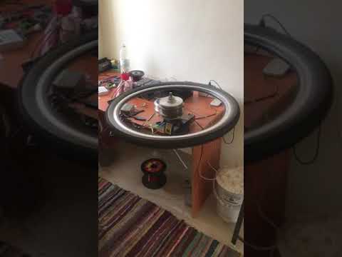 Electric Cycle Hub Motor Alloyment testing By Dream Electric Bike M: 9088882222