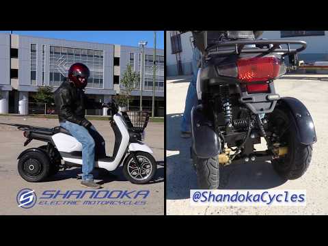 the VENTURE electric moped at Shandoka Proving Grounds