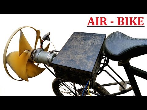 30000 RPM – 48v 500W DC Motor Powered ebike ( Air Bike ) DIY