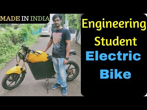BTech Student Made Electric Motorcycle in India | Inspiring EV Startup