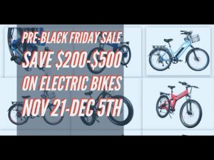 black friday sale on electric bikes