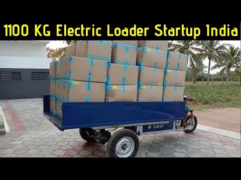 Electric Loader 3-Wheel Off Road Vehicle Startup India