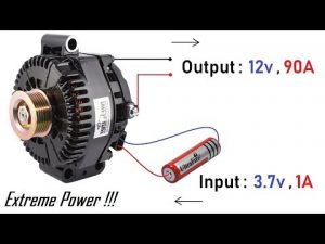 90 Amps High Current Generator from 12V Car Alternator  – Valeo Alternator (Part-1)