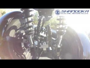 SUSPENSION SPECIFIC – the VENTURE electric moped scooter
