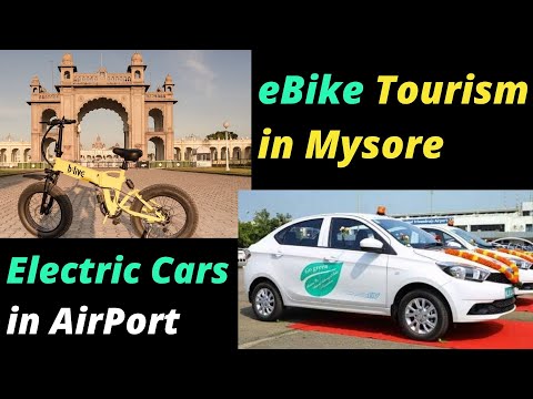 Electric Vehicles News 47: eBike Tourism in Mysore, Electric Cars in Airport, ZoomCar EVs 1Cr km