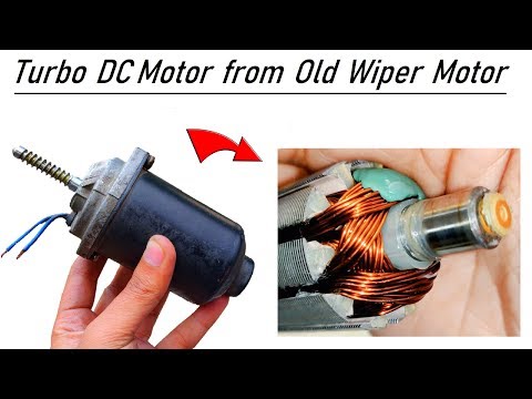 Do Not Throw Away your Car Wiper Motor – 12v 8 Amps DC Motor Salvage DIY