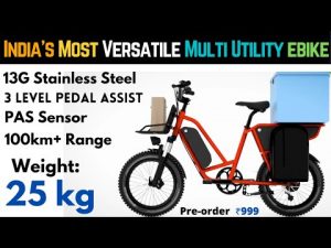 India’s Most Versatile Multi Utility ebike – Model C