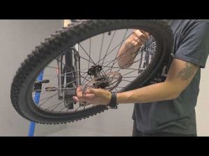Mountain bike front wheel removal