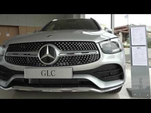 The 2020 Mercedes GLC300d SUV interior exterior walkaround