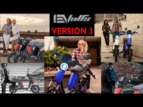 Evolts Version 3 Moped Style e-Bike released for Indiegogo campaign
