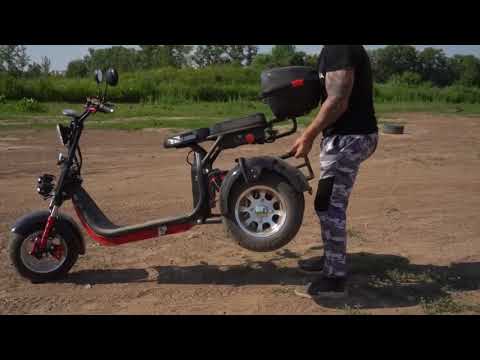 3 wheel electric scooter high quality Rooder Citycoco review Europe warehouse wholesale price