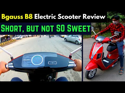 Bgauss B8 High Speed Electric Scooter in India – Full Review