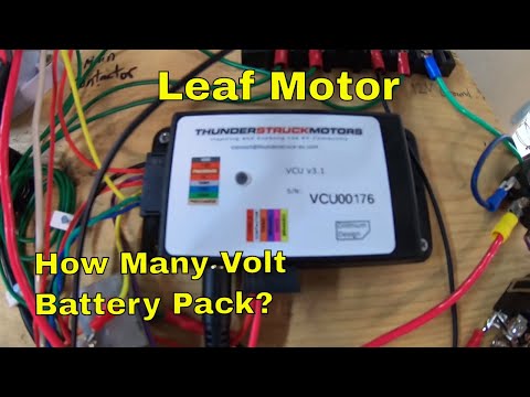Powering the Nissan Leaf Motor from Batteries – How many volts?!