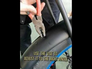 Ecotric Fat Tire 26 Beach Snow  Rear Fender and Rear Rack Installation Instruction