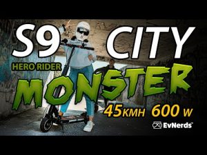 HERO S9 Electric Scooter Review – 45 KMH / Better than Zero 8, Zero 9, Apollo City!