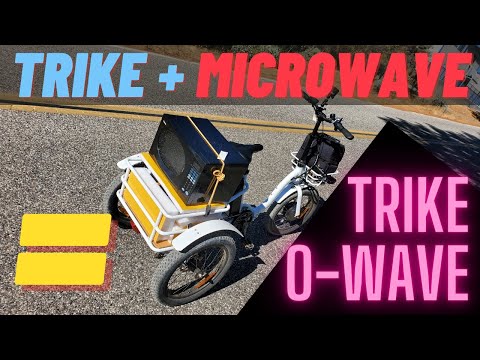 I put a MICROWAVE on my ELECTRIC BIKE