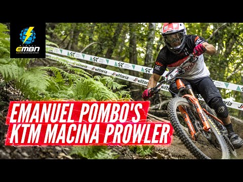 Emanuel Pombo’s KTM Macina Prowler from EWS-E Pietra Ligure | EMBN Pro Bikes