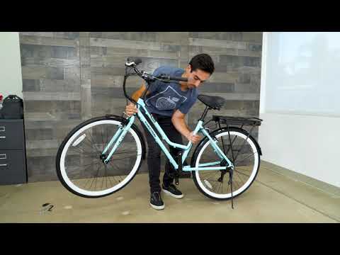 Unboxing & Assembly 🚲Electric Bike City & Beach Cruiser  – Swagtron EB9