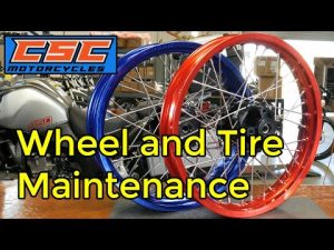 CSC Motorcycles Wheel and Tire Maintenance