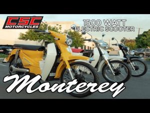 CSC Motorcycles’ New Monterey Electric Scooter
