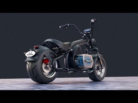Harley Electric scooter citycoco Chopper Rooder Runner r804-m8 unboxing European warehouse