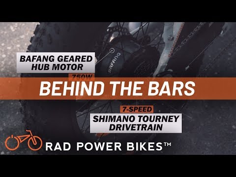 Behind the Bars | RadMini Electric Folding Fat Bike