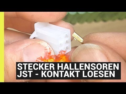 Kontaktstifte lösen vom Hallsensoren-Stecker – JST 2,8mm 6 Pol Gehäusestecker Flachstecker