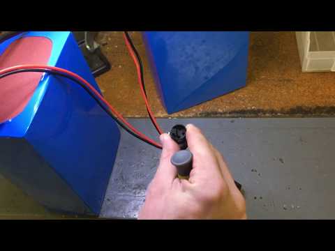 Blue battery XLR plug repair