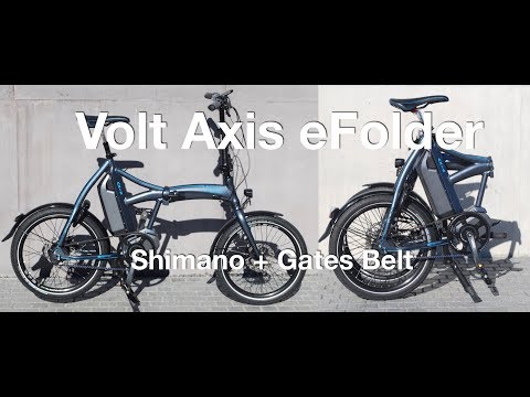 Volt Axis Folding Electric Bike: Shimano + Gates Belt | Electric Bike Report