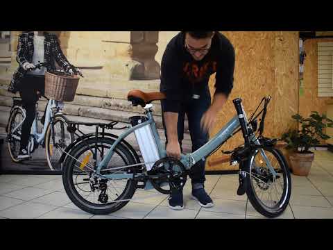 How to fold Juicy’s Compact Folding Bike