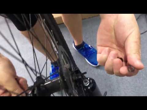 How to Assemble Electric Bike  Front Wheel with the Quick Release
