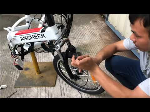 How to replace the front light and horn AN-EB004