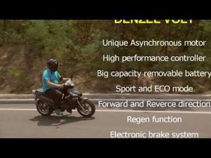 High performance electric bike Denzel Volt on test drive
