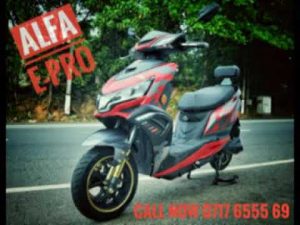 Alfa e pro electric scooter  sinhala